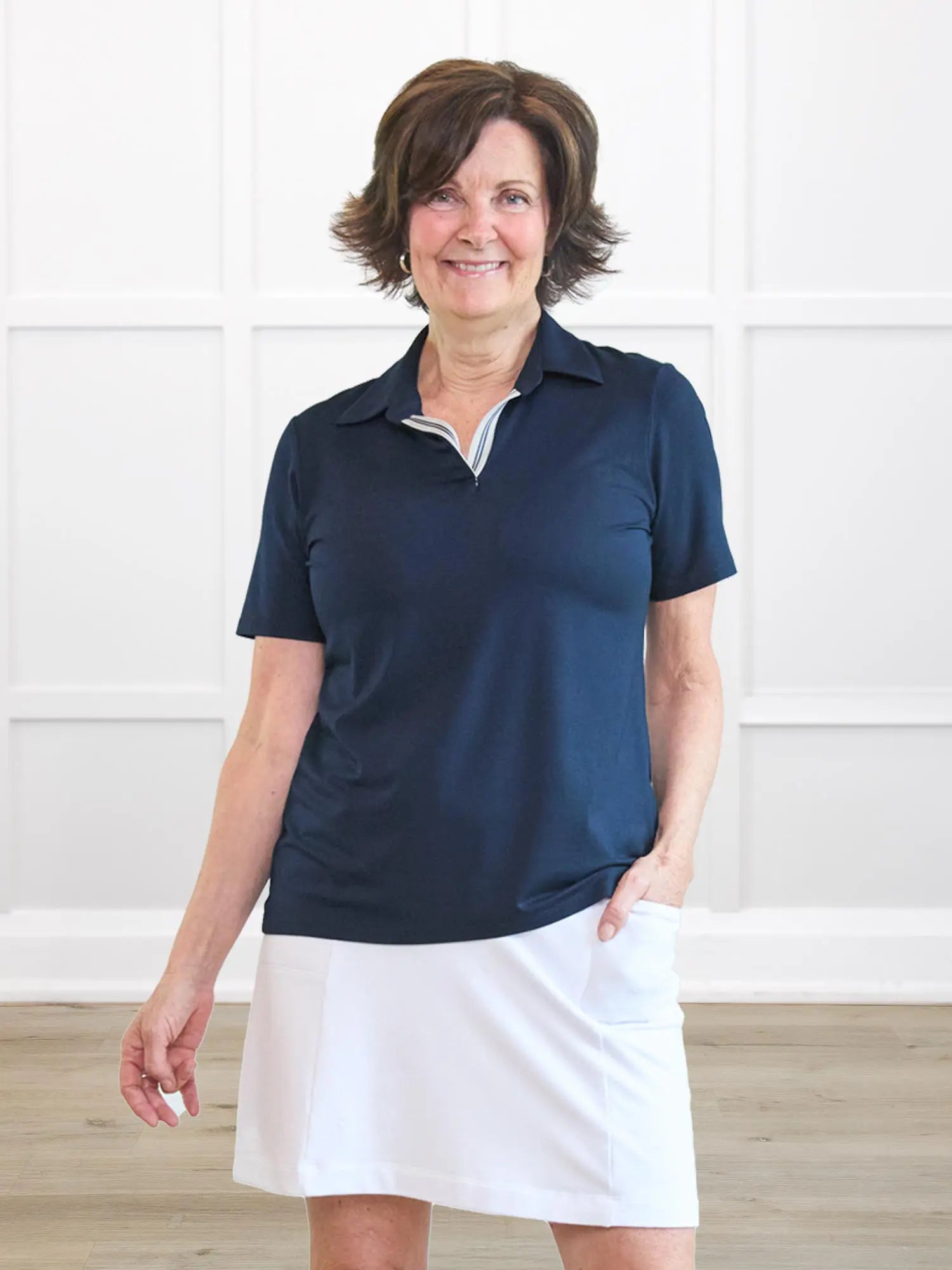 Mio bamboo polo shirt