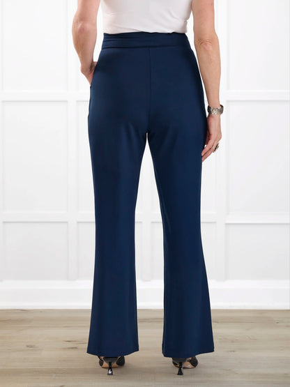 Reed high waisted pant with pockets for women in Navy 