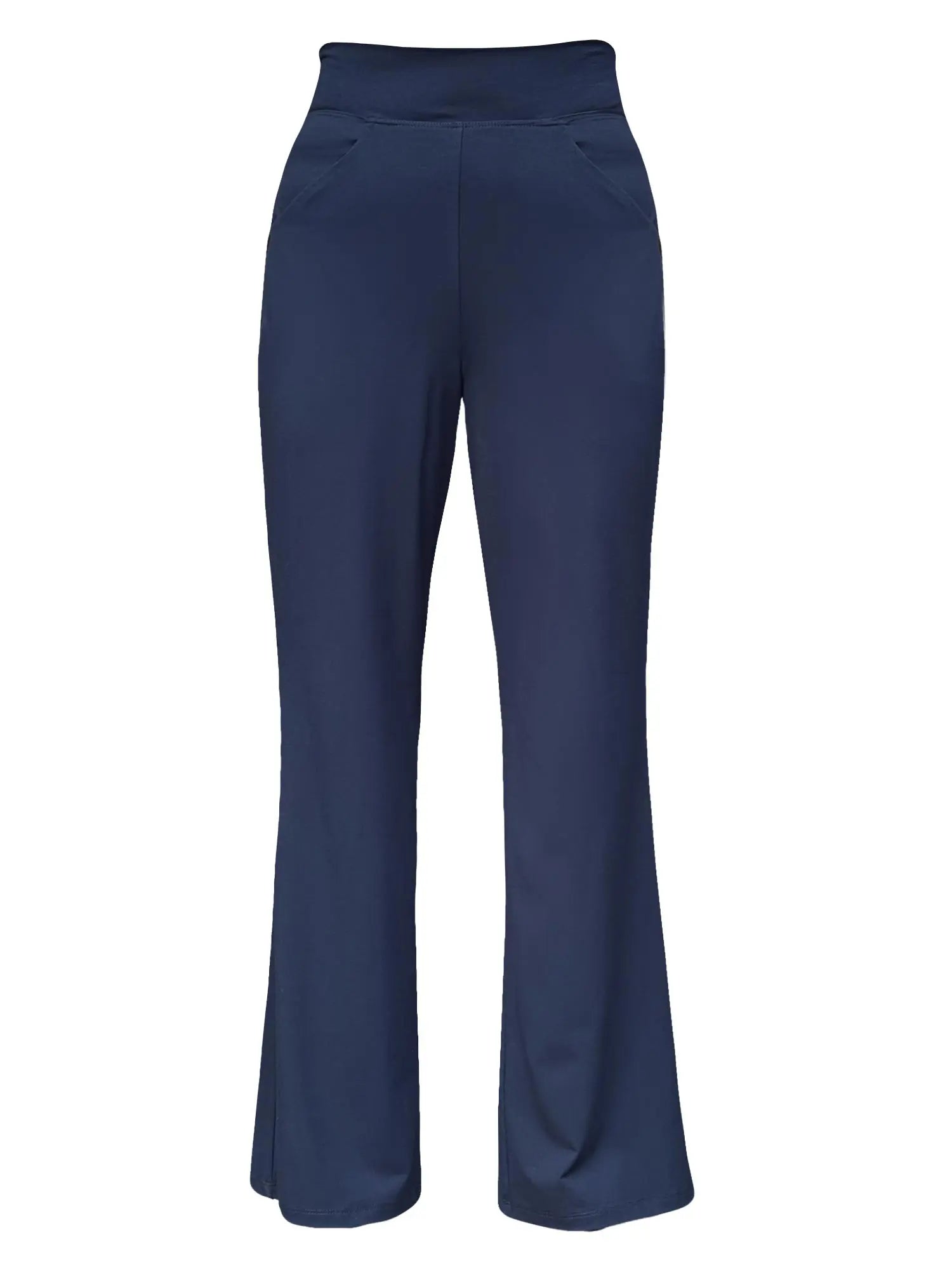 Reed high waisted pant with pockets for women in Navy 