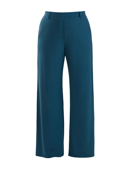 Samara wide leg pocket pant for women in Atlantic 