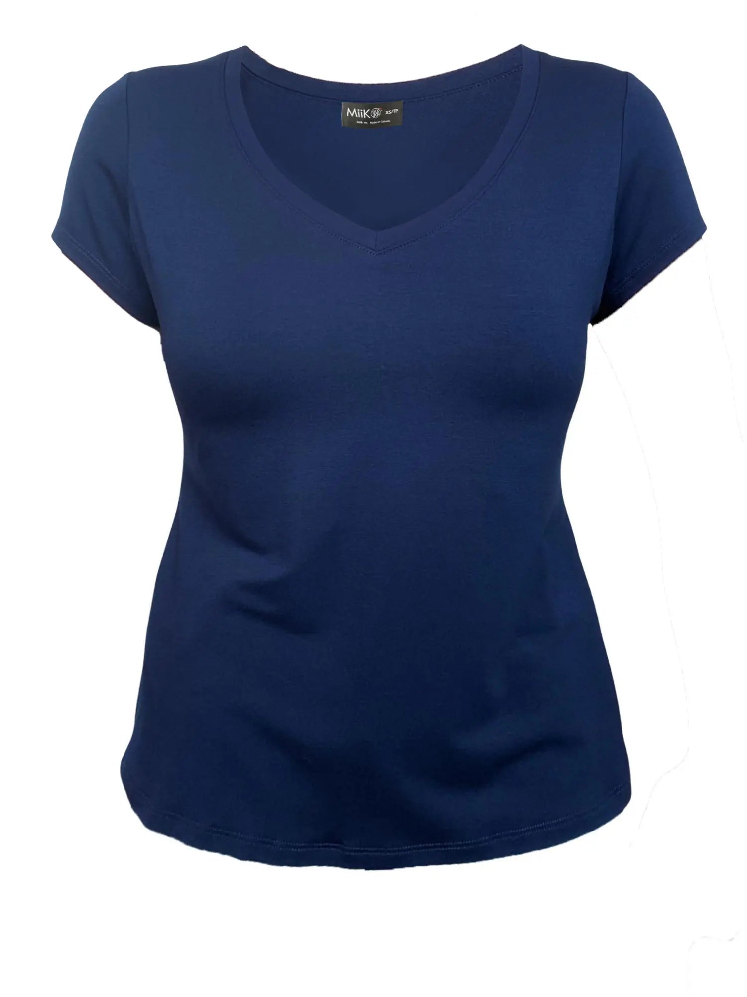 Sutton v neck classic tee in Navy 