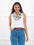 Taraji infinity scarf for women in Morning dew 