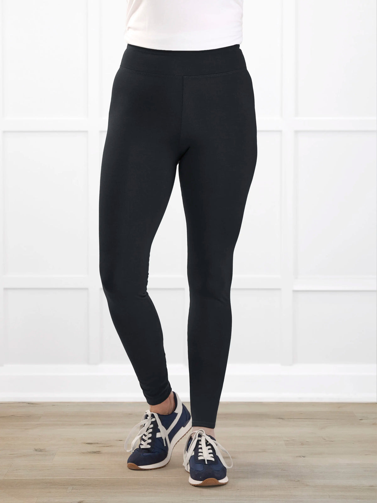 Tinsley mid rise fleece legging for women in Black 