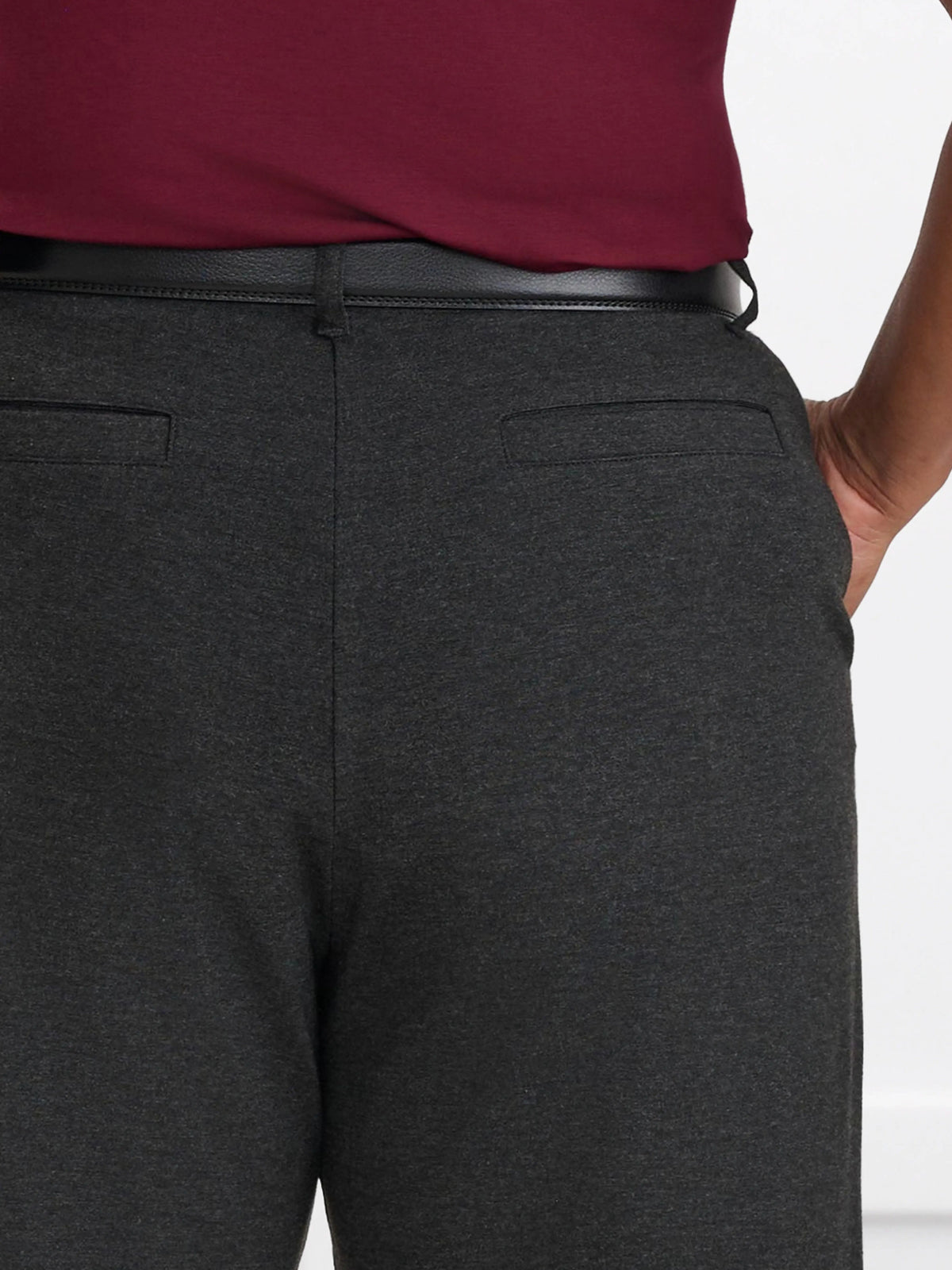 Viviana high waisted straight leg pant for women in Charcoal 