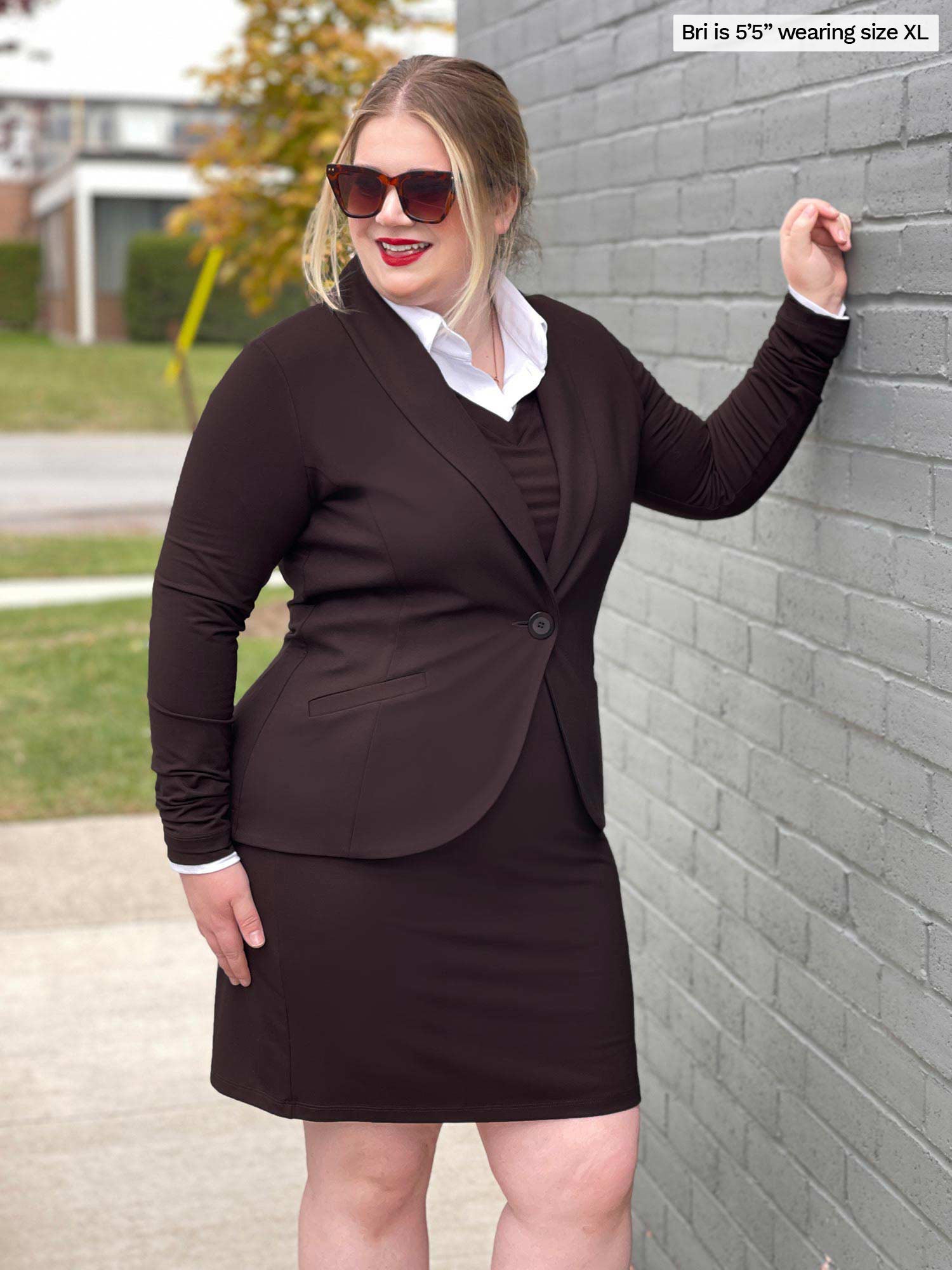 Adelaide Collared Long Sleeve Dress Miik Sustainable women s
