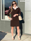 Adelaide collared long sleeve dress