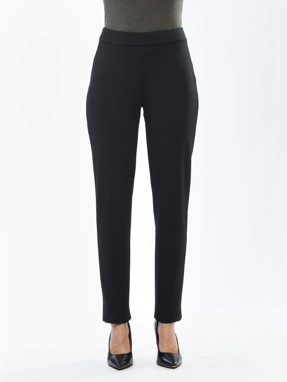 A close-up image of Miik's Avery pull-on pant in black