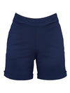 An off figure image of Miik's Leland everyday dressy short in navy