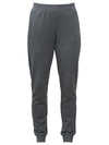 A close up of Miik's Linaya luxe fleece jogger in grey.