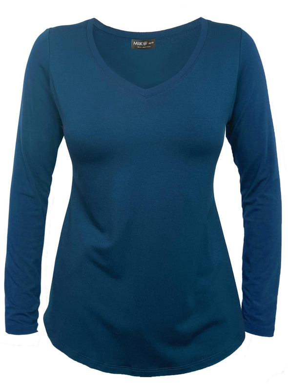 Sarvi v neck long sleeve off figure image 
