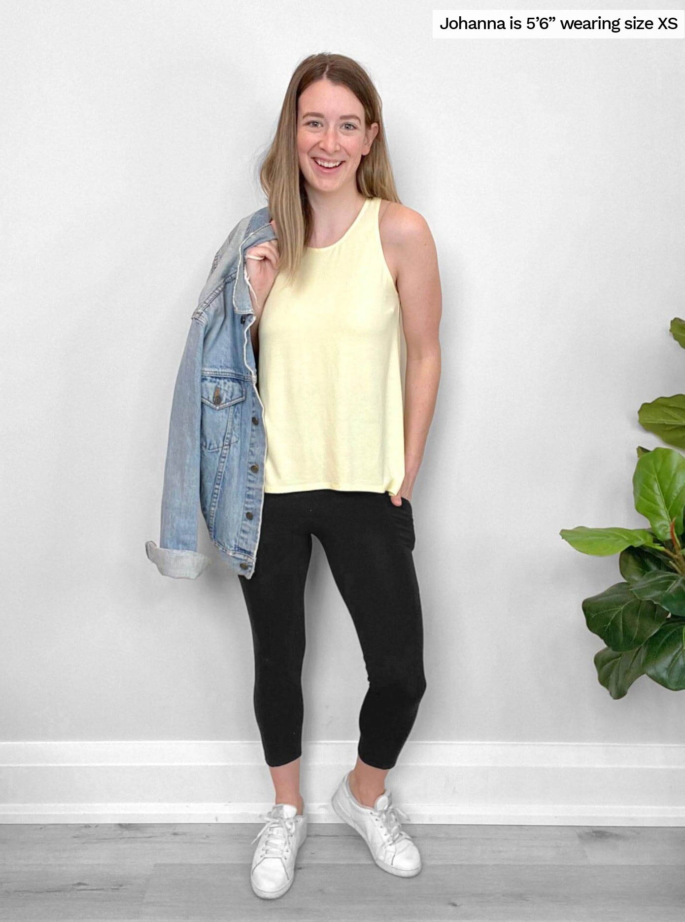 Seana high waisted pocket capri legging, Sustainable women's fashion made  in Canada