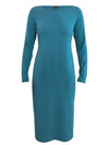 An off figure image of Miik's Verona long sleeve boat neck dress 